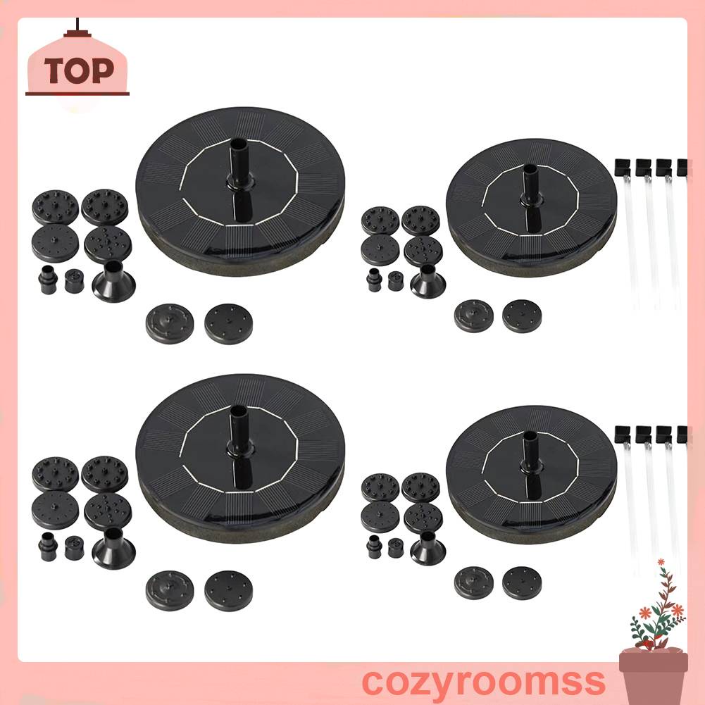 Máy Bơm Phun Nước Bằng Năng Lượng Mặt Trời 13 / 16cm Trang Trí Sân Vườn Ngoài Trời