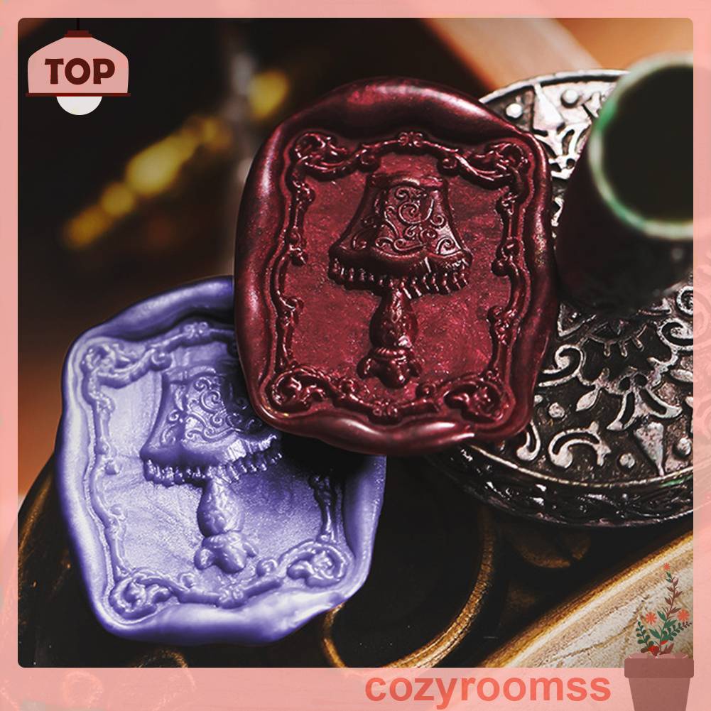 Đầu Tem Đóng Dấu Niêm Phong Thiệp Mời Đám Cưới DIY Phong Cách Retro