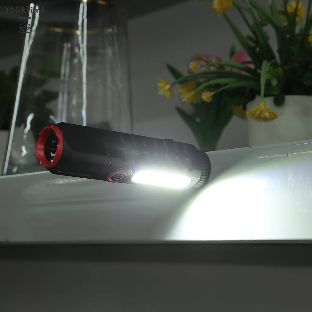 Đèn Pin Mini XPE 1200mAh COB Có Kẹp Tiện Lợi