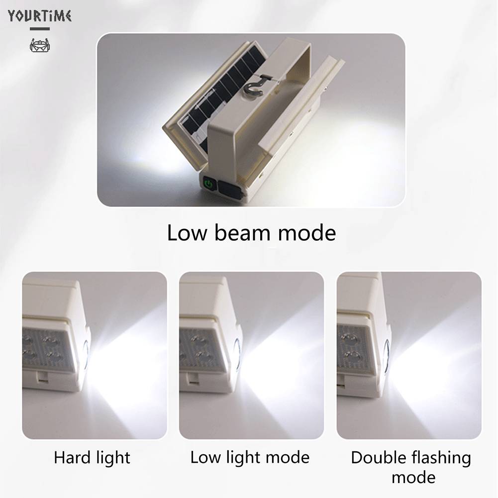 Đèn Cắm Trại Năng Lượng Mặt Trời Gấp Gọn Tiện Lợi 1500mAh
