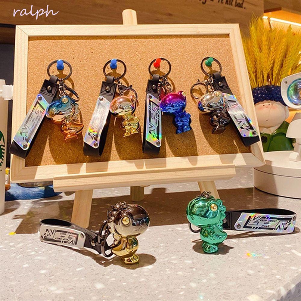 RALPH Móc Khóa Hàn Quốc Nhiều Màu Sắc Hình Động Vật Dễ Thương