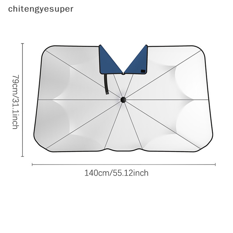 Chitengyesuper Tấm Che Nắng Kính Chắn Gió Phía Trước Hình Chữ V Cho EV Chống Nắng CGS