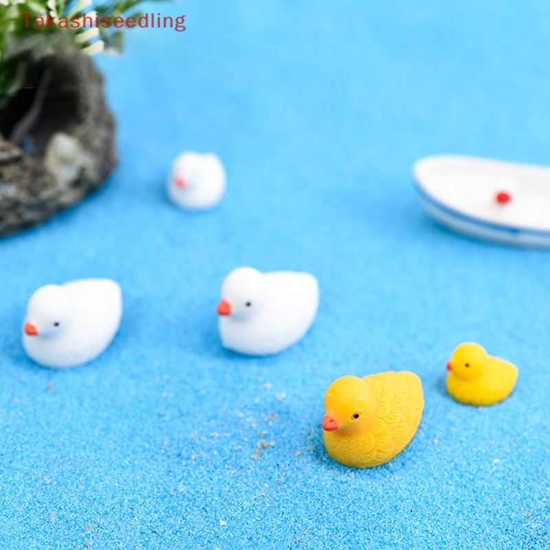 Set 5 Phụ Kiện Trang Trí Bể Cá Hình Vịt DIY