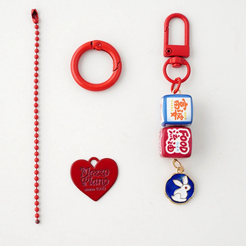 Móc Khóa Hình Đồng Xu May Mắn Phong Cách Trung Hoa