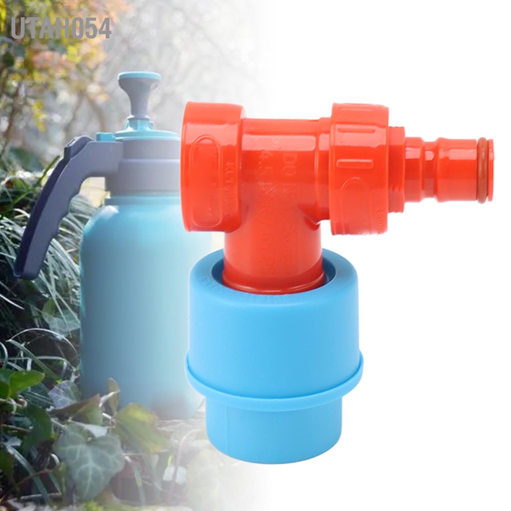 Utah054 Bia Tee Adapter Nhựa Kháng Hóa Chất 3 Cách Cacbon Nắp Đồ Uống Có Ga Nước Giải Khát