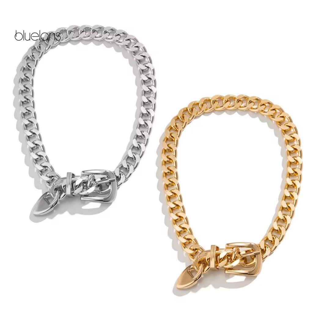 Vòng Cổ Dây Xích Mảnh Có Khóa Điều Chỉnh Được Phong Cách Punk Cổ Điển Cho Nữ