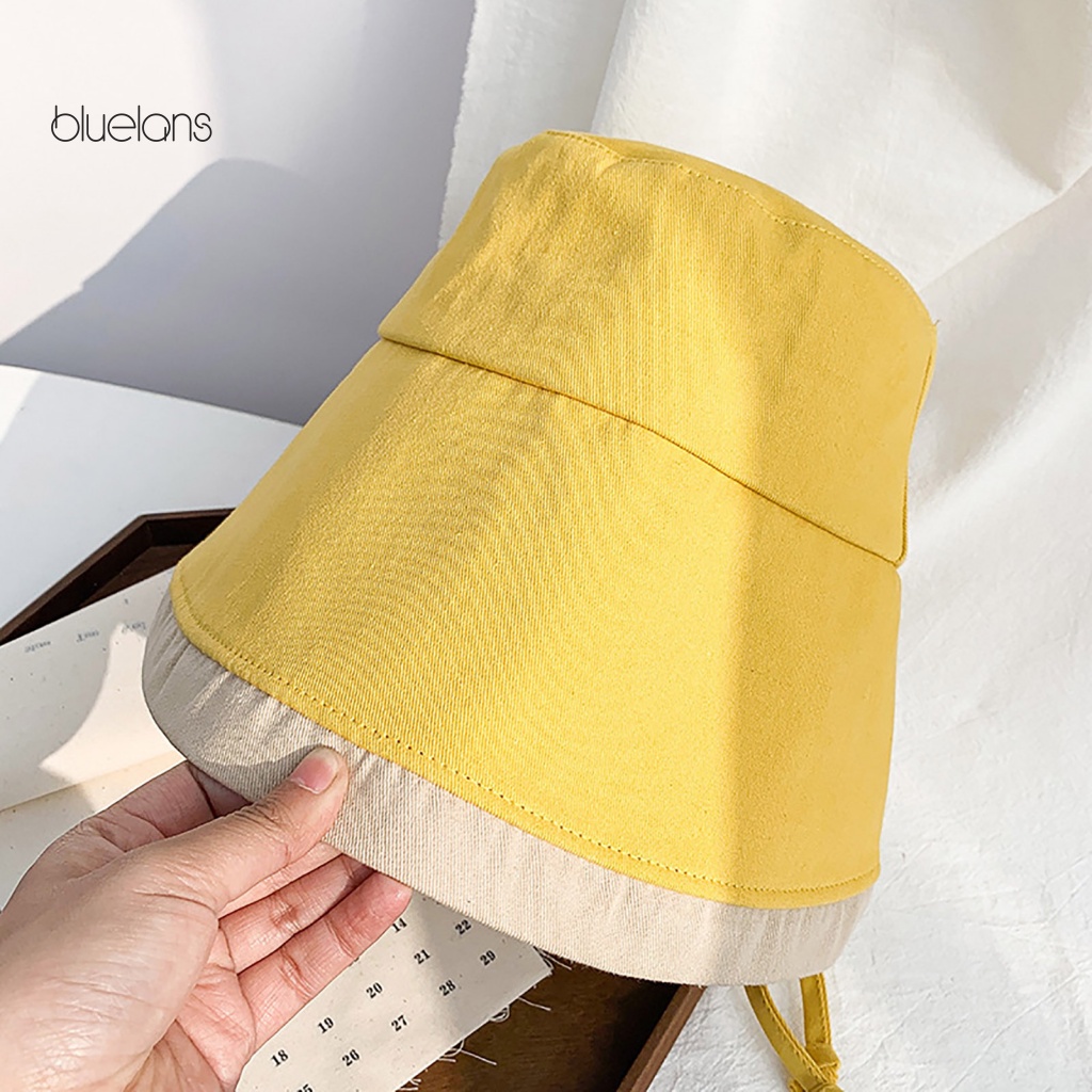 Nón Tai Bèo Rộng Vành Bằng Cotton Màu Sắc Thời Trang Đi Dã Ngoại / Săn Bắn