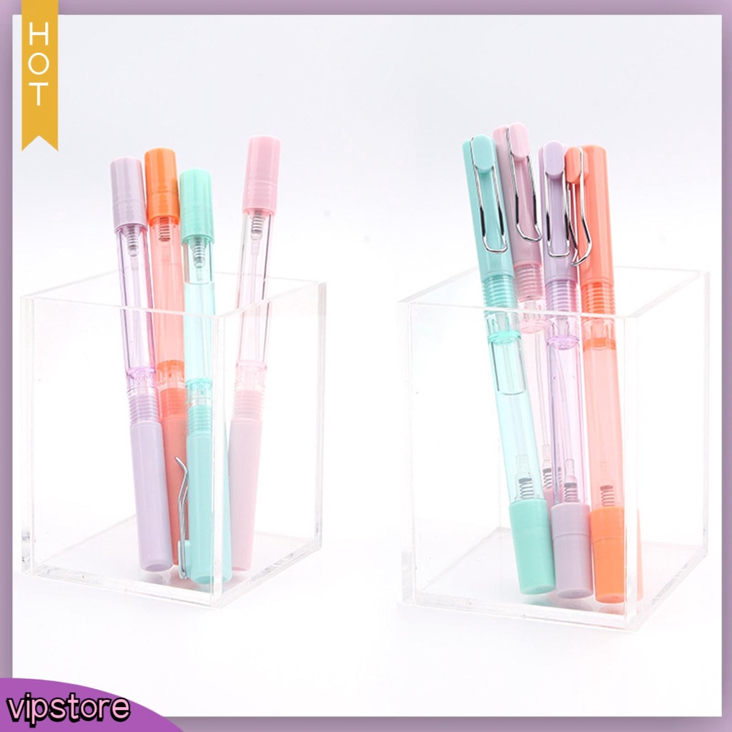 &lt;VIP&gt; Set 6 Bút Mực Gel Ngòi 0.5mm Đa Năng Tiện Dụng Chất Lượng Cao