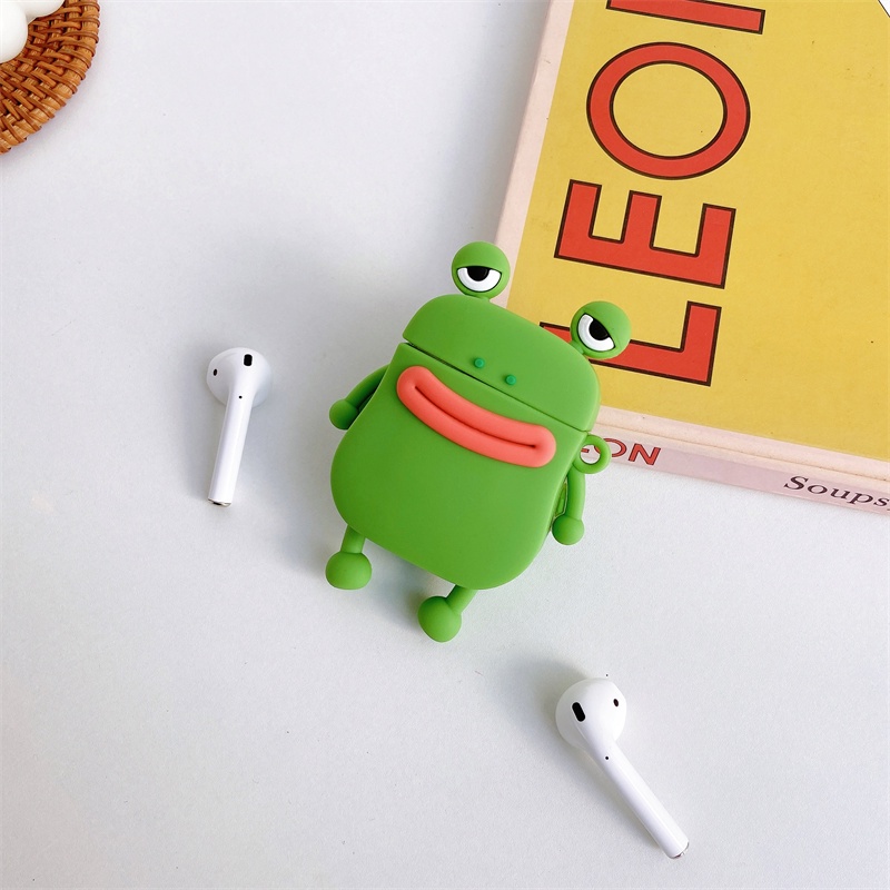 Vỏ Bảo Vệ Hộp Sạc Tai nghe không dây Bằng Silicon Mềm Hình Kirby Cho Airpods Pro 3 1