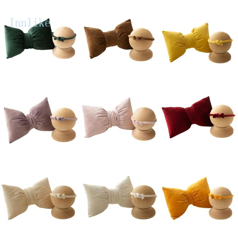 Gối Nhung Mềm Mại Làm Phụ Kiện Chụp Ảnh Cho Bé Sơ Sinh