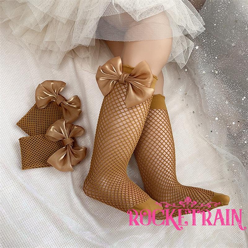 Vớ Cotton Phối Nơ Xinh Xắn Dành Cho Bé Gái