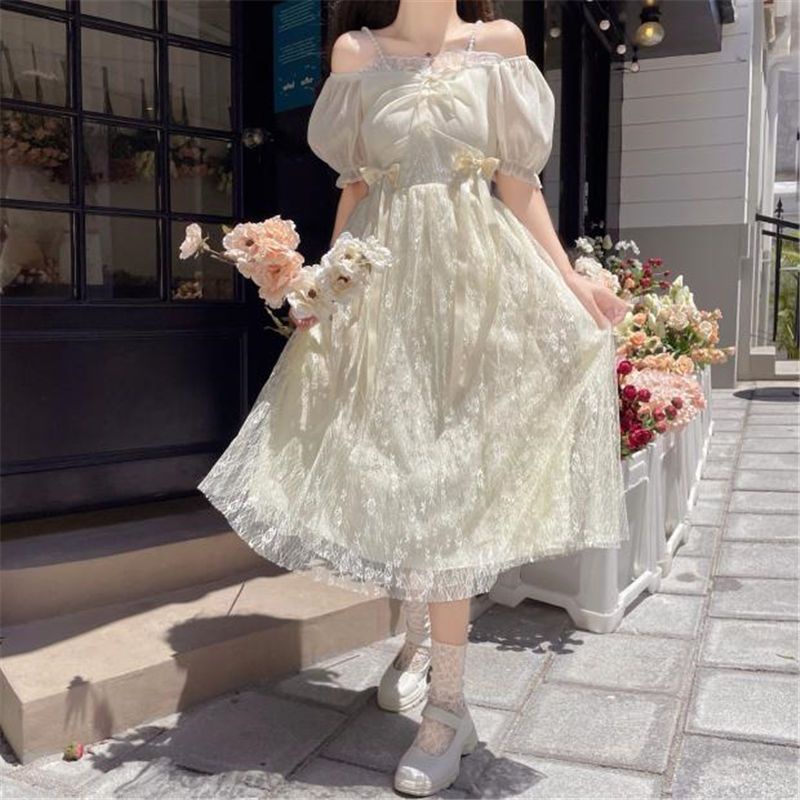 Đầm Trễ Vai Phong Cách Ngọt Ngào Quyến Rũ Cho Nữ