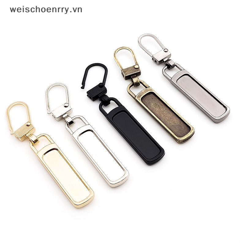 Set 5 Dụng Cụ Kéo Khóa Zip Bằng Kim Loại Có Thể Tháo Rời Tiện Dụng DIY