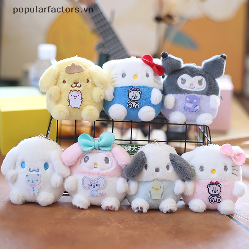 Móc Khóa Hình Đồ chơi nhồi bông Mềm Mại Dễ Thương