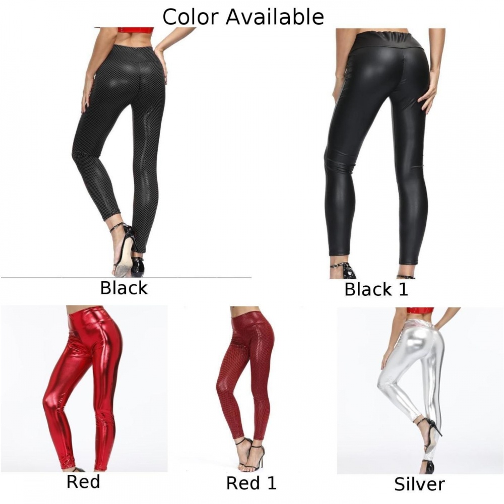 Quần Da PU Ôm Dáng Co Giãn Hở Đáy Quyến Rũ Hợp Thời Trang Cho Nữ