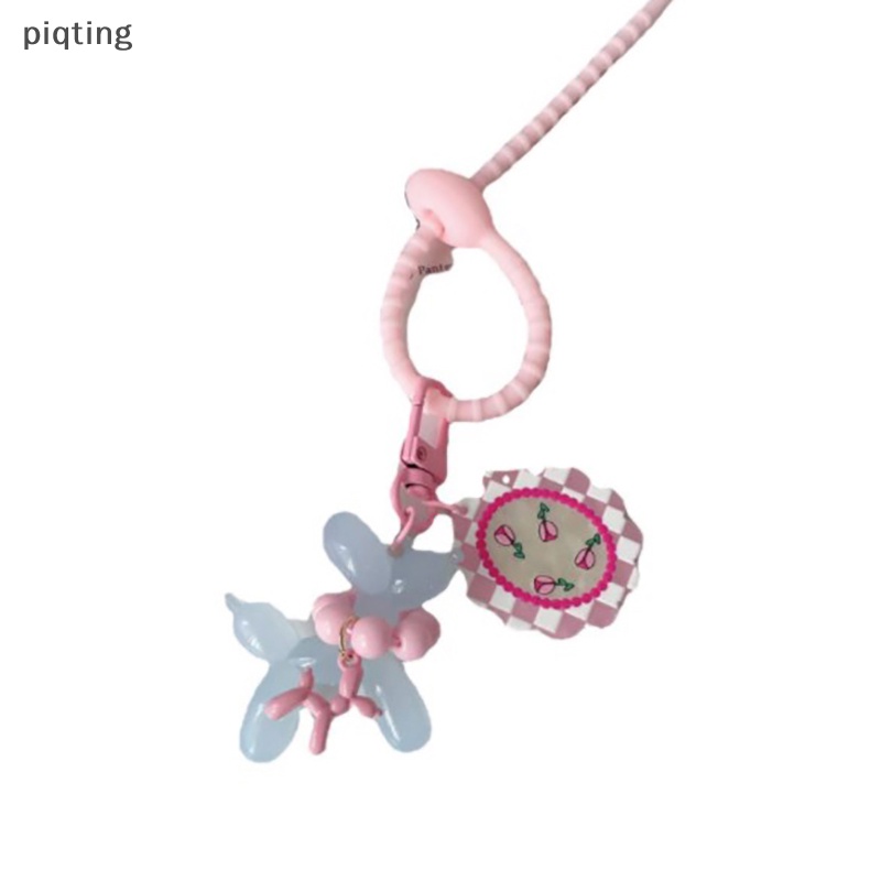 Piqt Móc Khóa Resin Kim Loại Mặt Hình Chú Chó Hoạt Hình Nhiều Màu Dễ Thương Trang Trí Túi Xách / Xe Hơi Làm Quà Tặng Cho