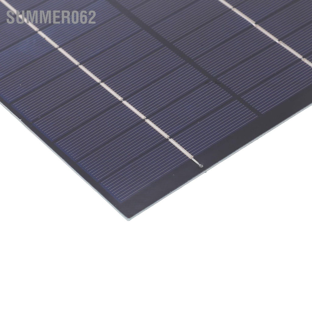Summer062 5.2W 12V Bảng điều khiển năng lượng mặt trời mini Đa tinh thể Silicon Hệ thống mô-đun tự làm Đầu ra 5521DC