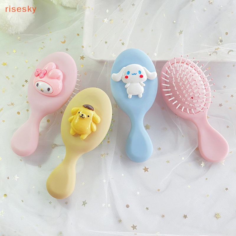 [risesky] Lược Đệm Khí Họa Tiết Hoạt Hình Cinnamon Tạo Kiểu Tóc Dễ Thương Làm Quà Tặng Sinh Nhật Cho Bạn Gái Màu