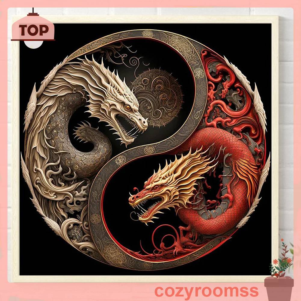 Tranh Đính Đá 5D Toàn Diện Họa Tiết Trừu Tượng Độc Đáo DIY Dùng Trang Trí Nhà Cửa