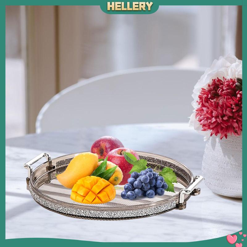 Khay Phục Vụ Thức Ăn Hình Tròn Phong Cách Châu Âu