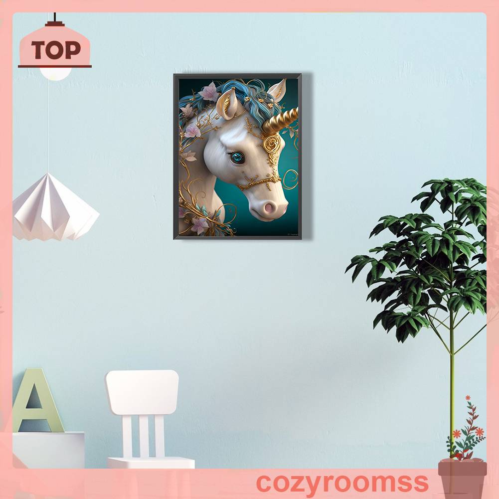 Bộ Tranh Đính Đá 5D Tự Làm Toàn Diện Họa Tiết Ngựa Nghệ Thuật Trang Trí Nhà Cửa