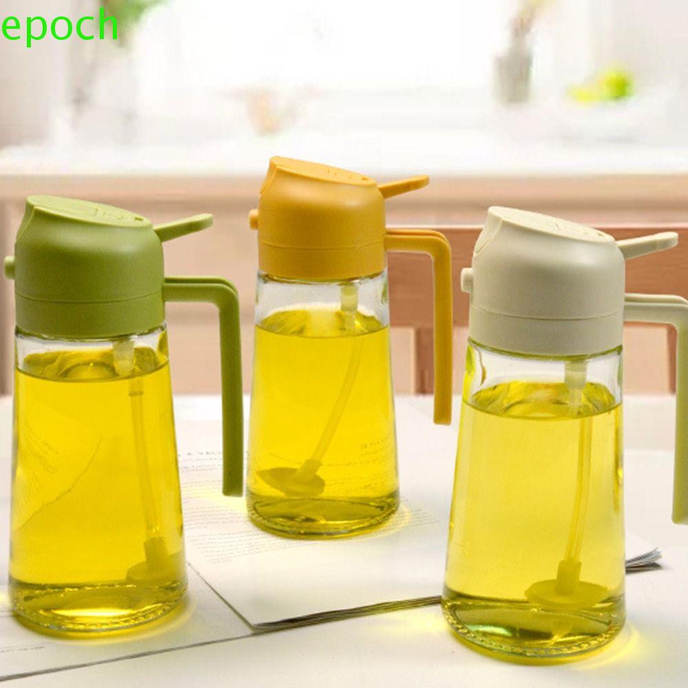 Epoch Bình Xịt Dầu Olive 470ml Bằng Thủy Tinh Trong Suốt 2 Trong 1 Tiện Dụng