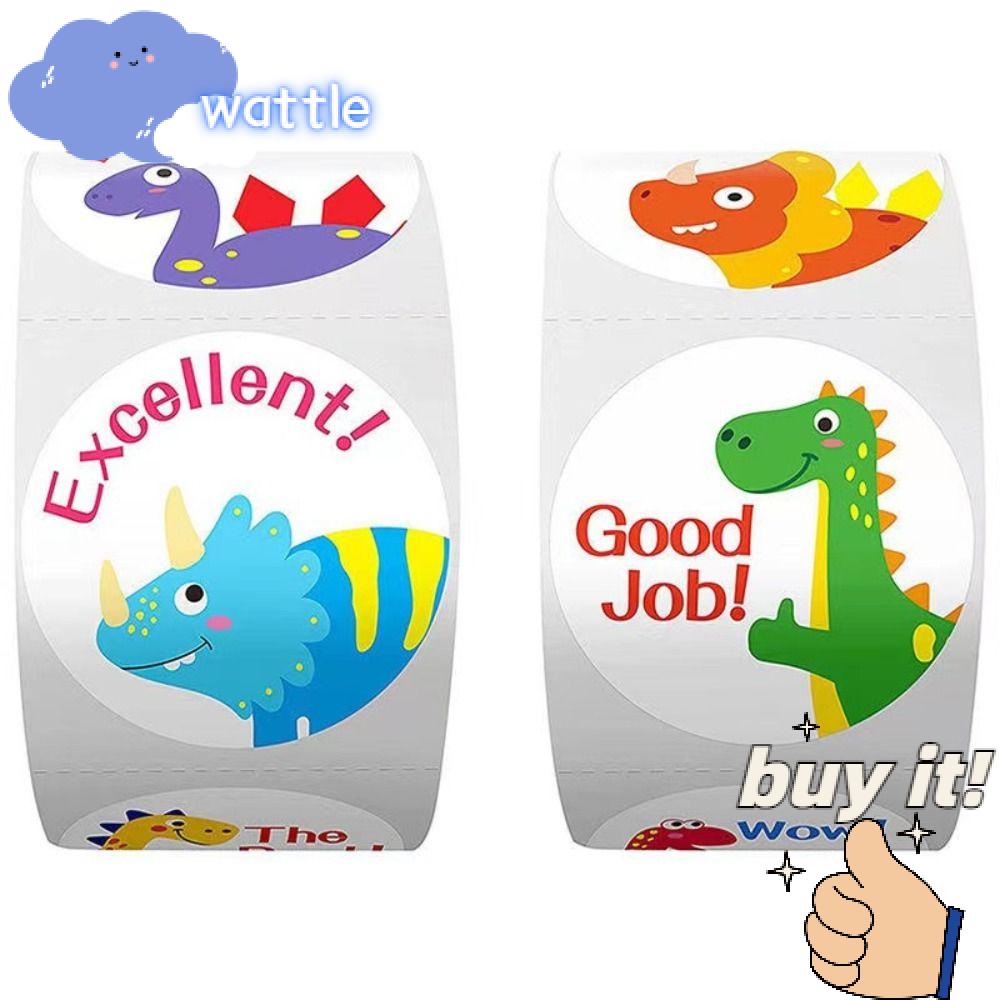 Bộ 2 Cuộn / 2 Cuộn Nhãn Dán 1in DIY Dễ Thương Dùng Làm Quà Tặng Cho Bé