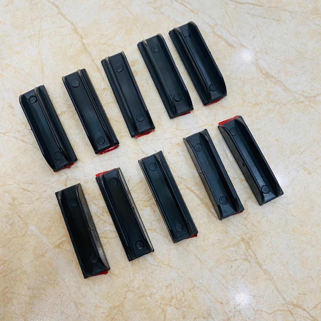 Combo 10 khay giữ chân rèm nam châm cho xe ô tô