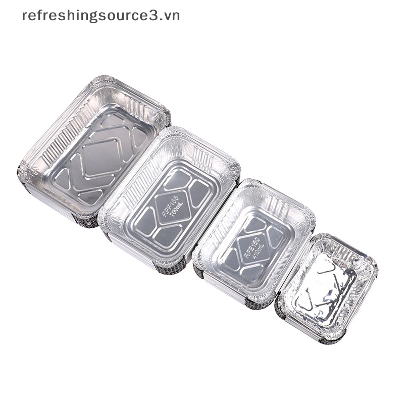 Set 20 Khay Thiếc Nhôm Nướng Bánh / Bbq Dùng Một Lần 3.vn