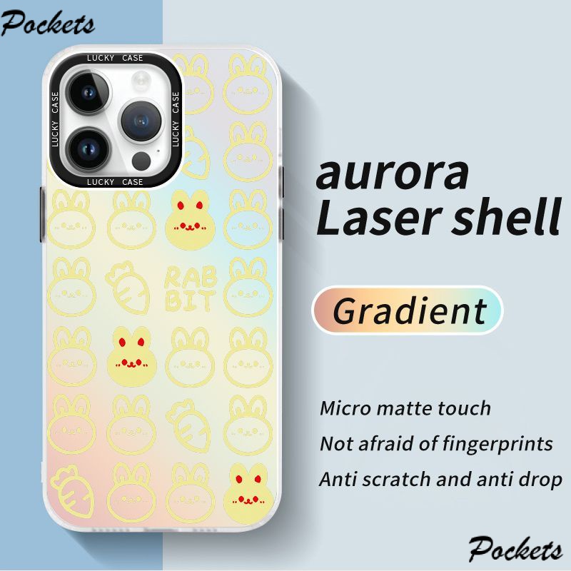 Ốp Điện Thoại Imd In Hình Thỏ Màu Laser 1314 Vitality Cho Iphonexr12678Plus