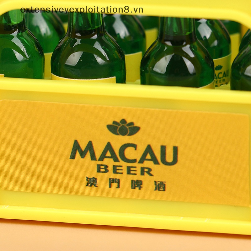 Mô Hình Xe Đẩy Bia Mini Trang Trí Nhà Búp Bê Tỉ Lệ 1 / 12