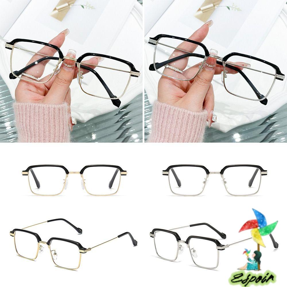 ESPO Kính Đọc Sách Nửa Gọng Kim Loại Chống Ánh Sáng Xanh Cho Nam Và Nữ