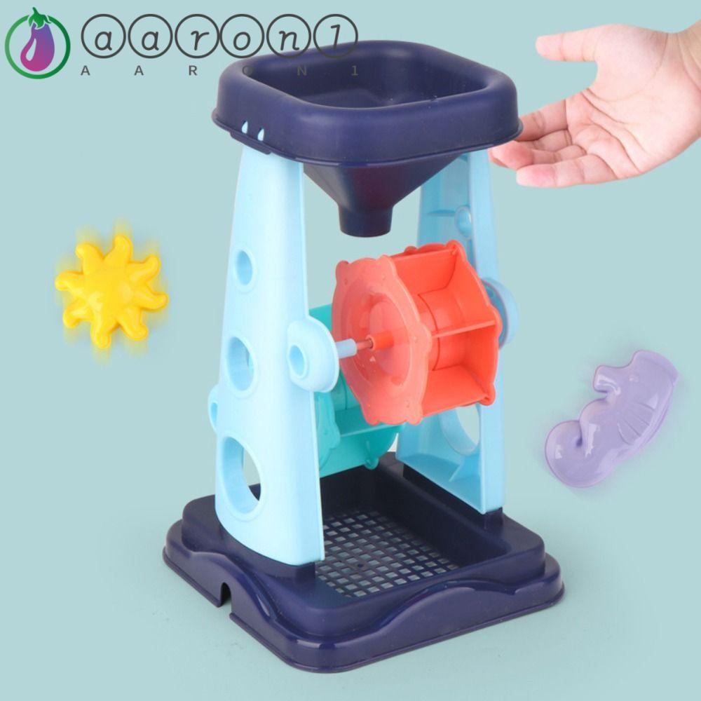 Aaron1 Đồ Chơi Xúc Cát Bằng Nhựa ABS Màu Xanh Dương Hồng An Toàn Cho Bé