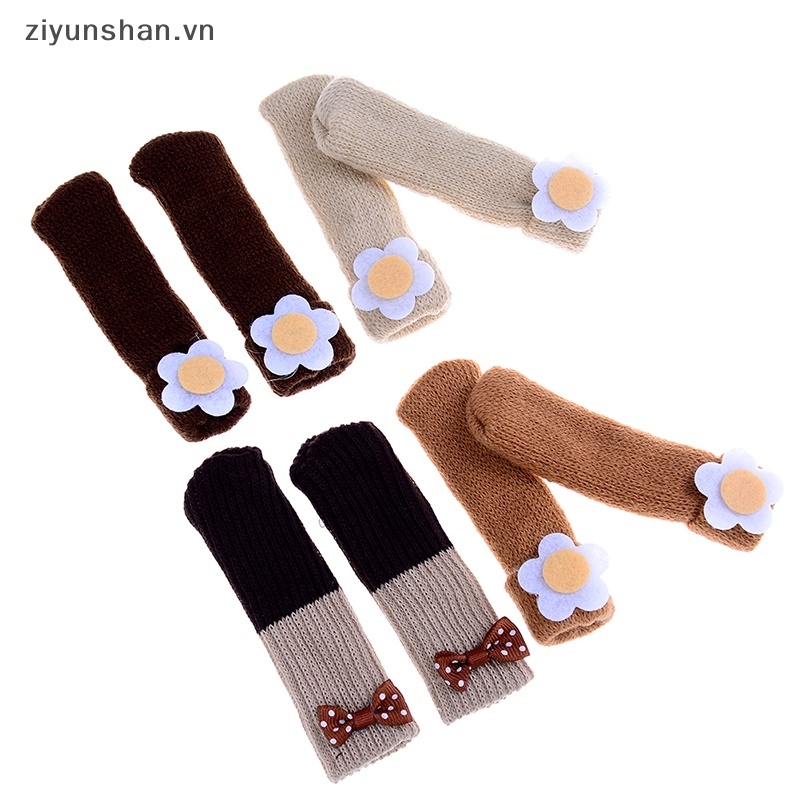 Set 4 Vớ Bọc Chân Bàn Ghế Chống Trượt Họa Tiết Hoa ziyunshan