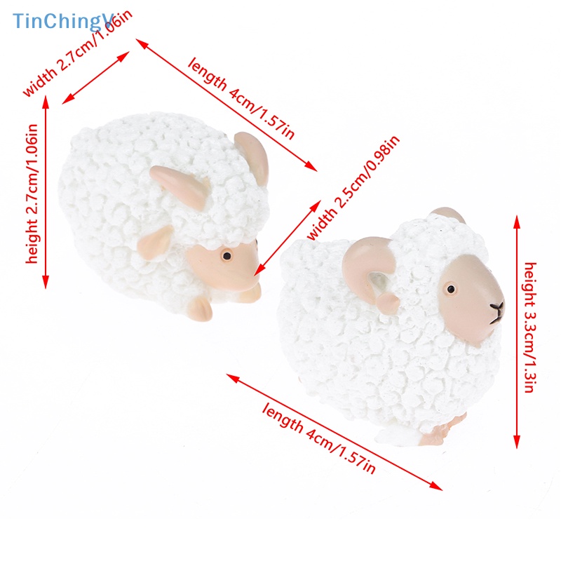 1 Mô Hình Chú Cừu Mini Dễ Thương Dùng Trang Trí