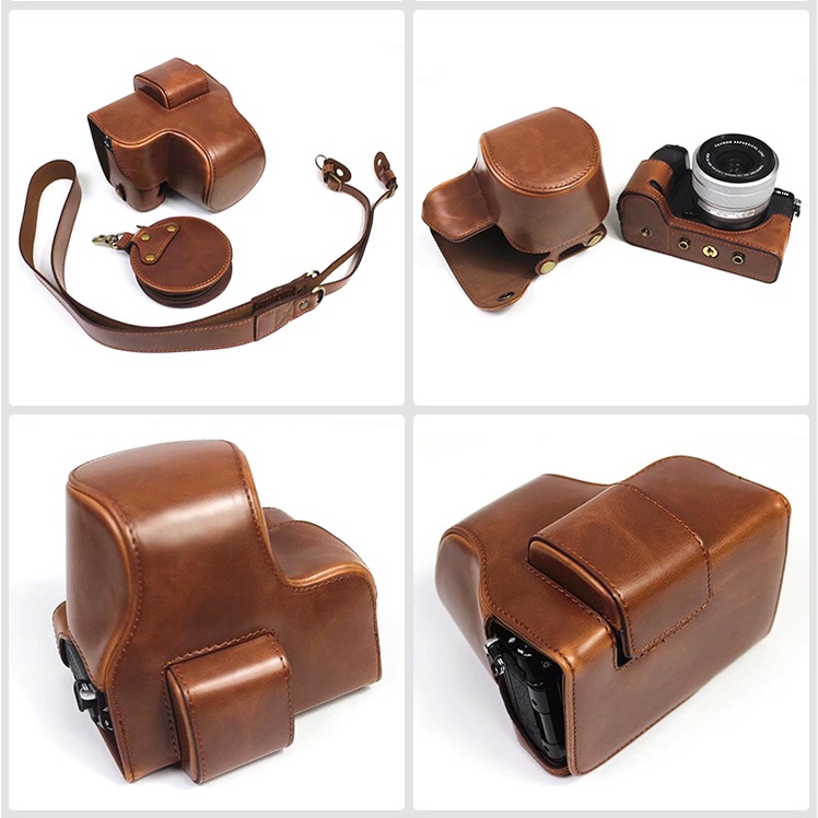 Bao Da PU Bảo Vệ Máy Ảnh FujiFilm XS10 FUJI X-S10 / FujiFilm