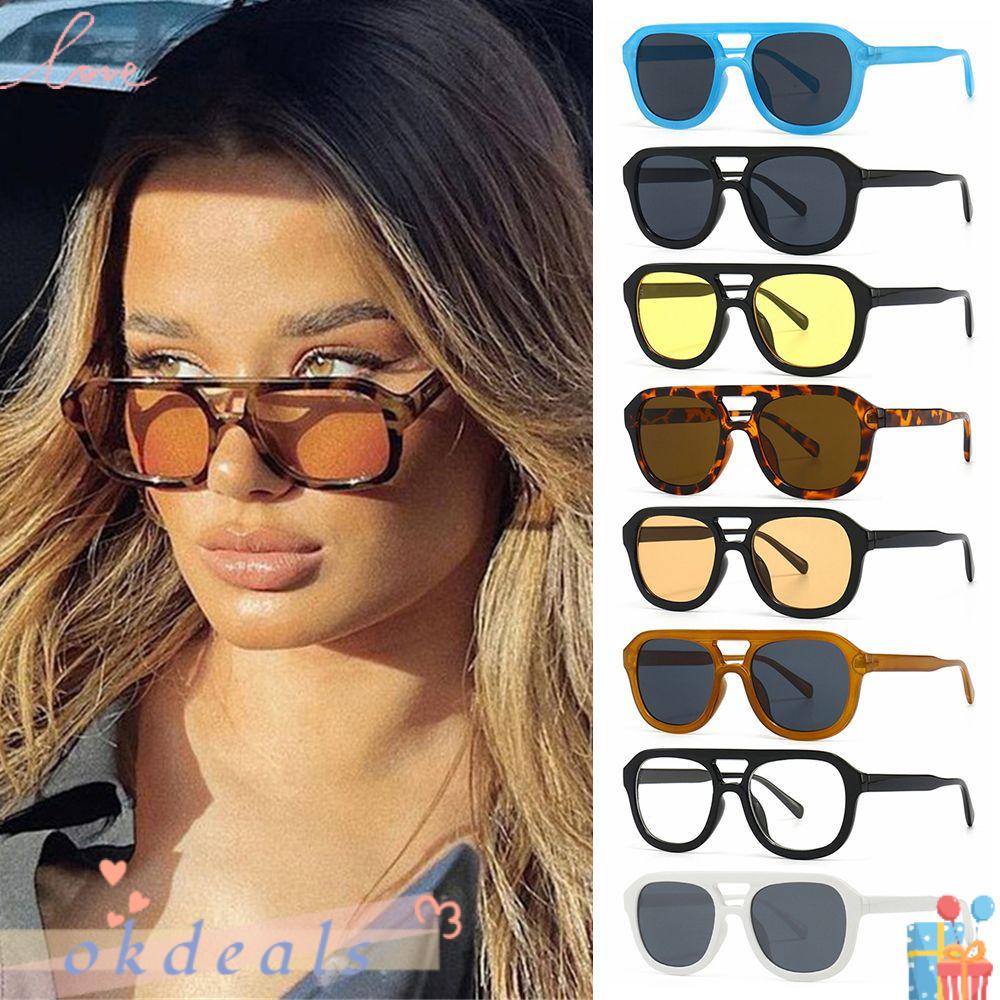 OKDEALS Kính Mát Chống Tia UV400 Tròng Đôi Nhiều Màu Sắc Đa Dạng