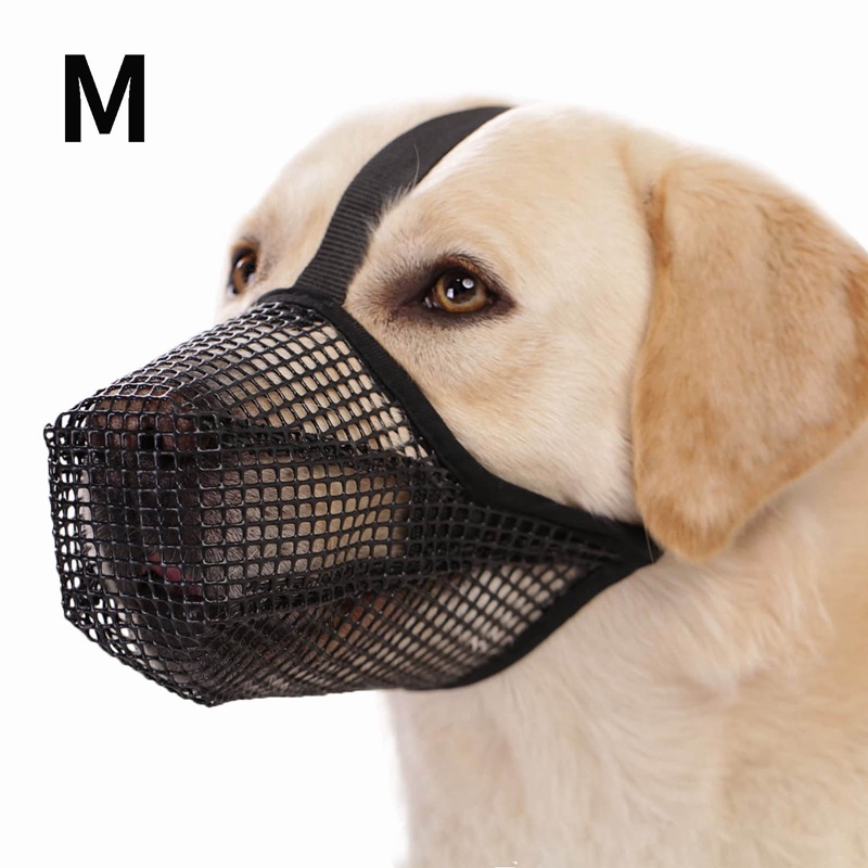 Rọ Mõm Lưới Mềm Mại Có Thể Điều Chỉnh Kèm Dây Đeo Tùy Ý Dành Cho Chó Nhỏ / Vừa / Lớn