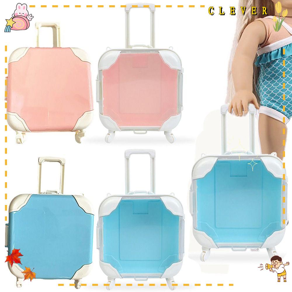 CLEVER Va Li Kéo Mini Dùng Làm Đạo Cụ Chụp Ảnh Cho Búp Bê