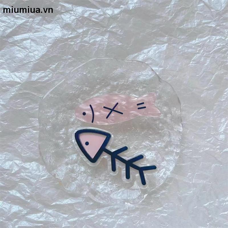 Miumiua🔮Kẹp Tóc Hình Xương Cá Nhỏ Dễ Thương Sáng Tạo Phong Cách niche Ngọt Ngào