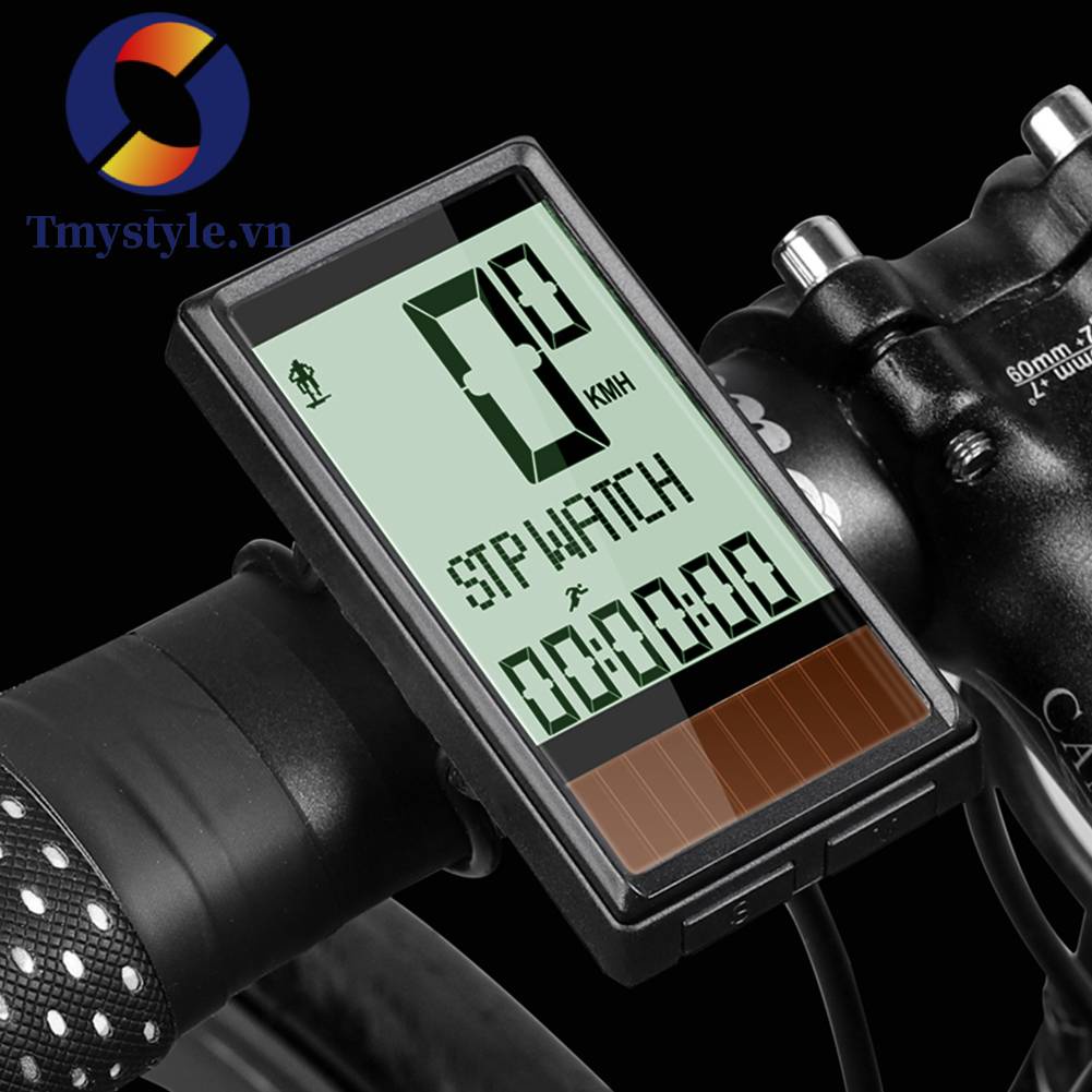 Đồng Hồ Điện Tử Không Dây Chống Nước Kỹ Thuật Số Cho Xe Đạp MTB