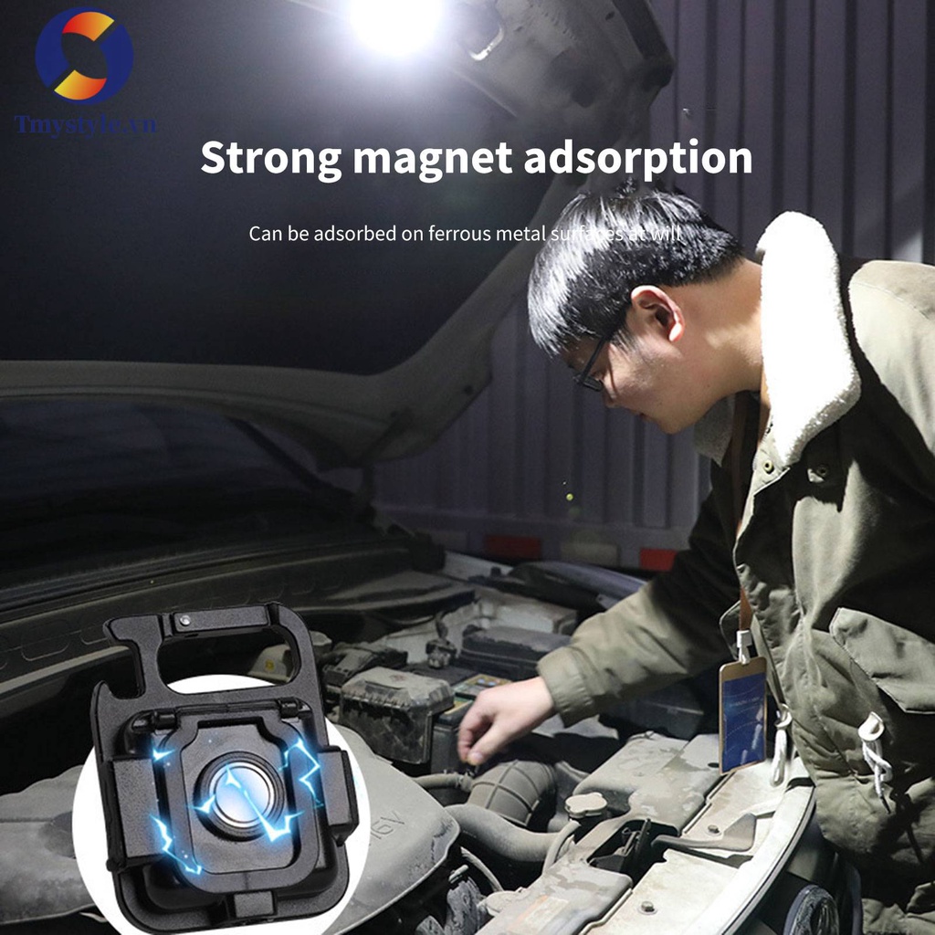 Móc Khóa Đèn Pin Mini 500LM COB Tiện Lợi