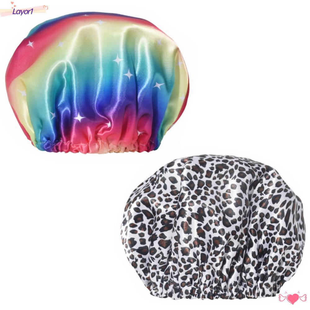 LAYOR1 Mũ Trùm Tóc EVA Chống Thấm Nước Chống Dầu Thời Trang Tiện Dụng Khi Đi Du Lịch