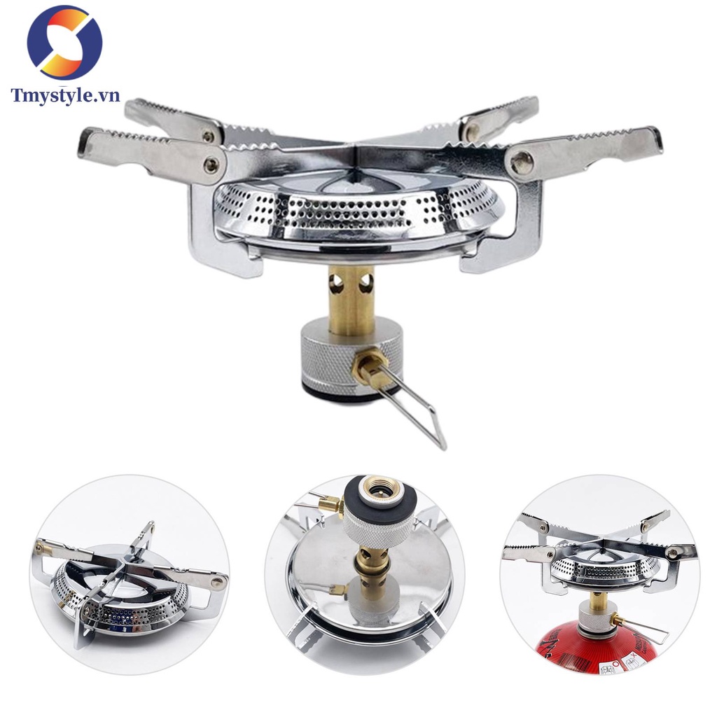 Bếp Gas Cắm Trại Một Mảnh Công Suất Cao Có Thể Gấp Gọn Tiện Dụng