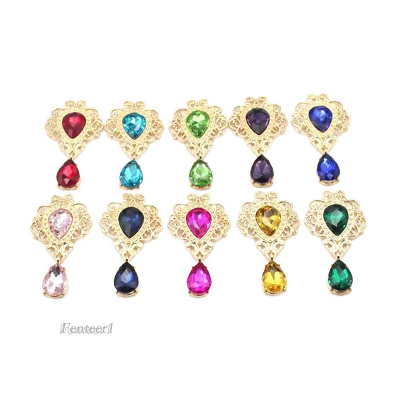 Bộ 10 Phụ Kiện Đá Trang Trí Tóc Cho Cô Dâu