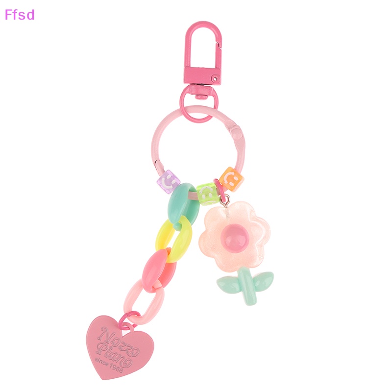 {Ffsd} Móc Chìa Khóa Hình Hoa Tulip Dễ Thương Trang Trí Ba Lô / Ô Tô * Bán Chạy