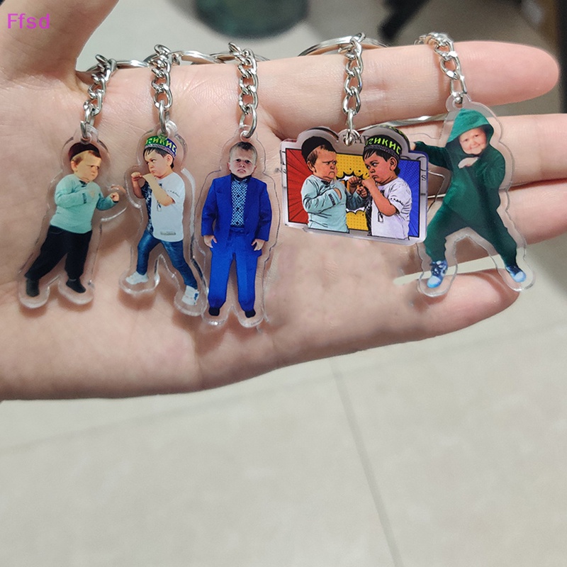 {Ffsd} Hasby Magomedov Meme Mặt Dây Chuyền Acrylic Có Móc Khóa Xe Hơi Quà Tặng Truy Cập Hàng Bán Chạy *