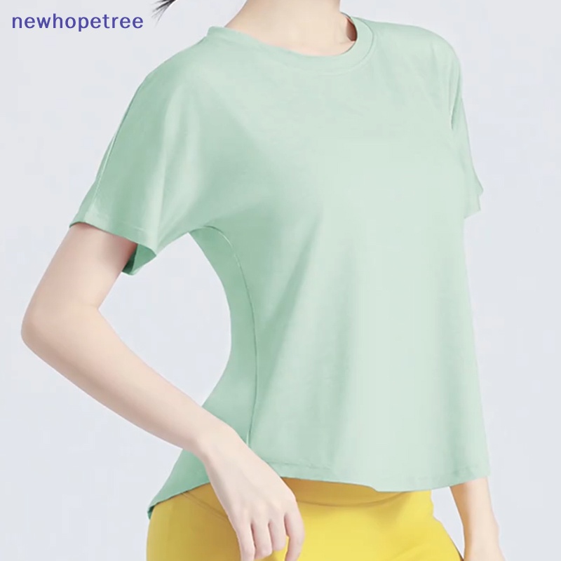 Áo Thun Thể Thao Ngắn Tay Mau Khô Thời Trang Cho Nữ