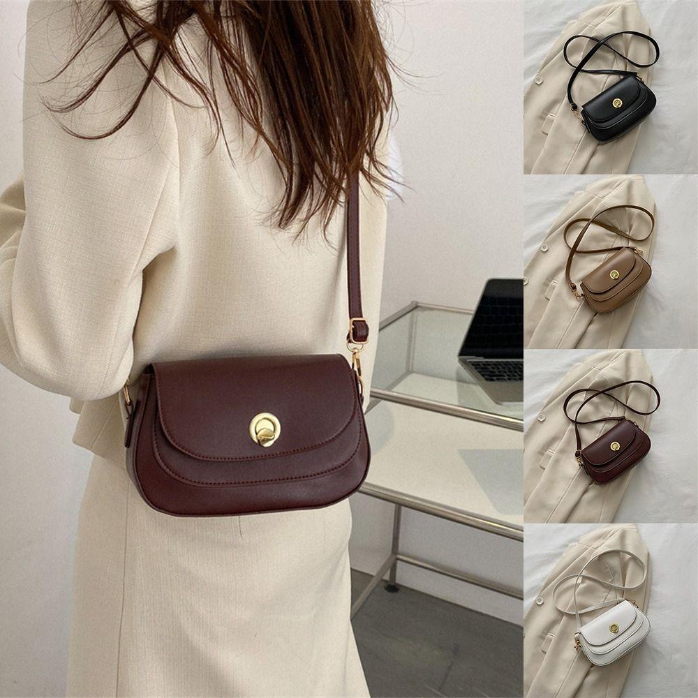 DANES Túi Đeo Chéo Bằng Da PU Phong Cách Hàn Quốc Thời Trang Sang Trọng Cho Nữ