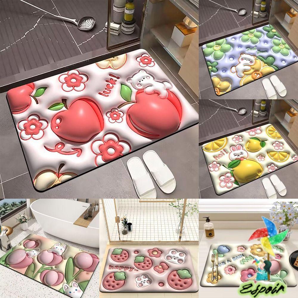 ESPO Thảm Lót Sàn Nhà Tắm Nhanh Khô Chống Trượt